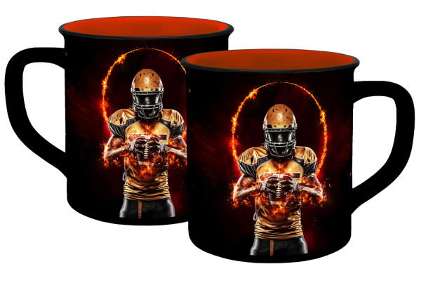 16904 Tasse American Football GameOn Emaille-Optik 400ml_1300px