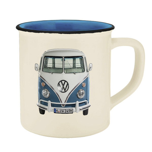 13792_Tasse_VW_blauer_Bulli_Emaille-Optik_400ml