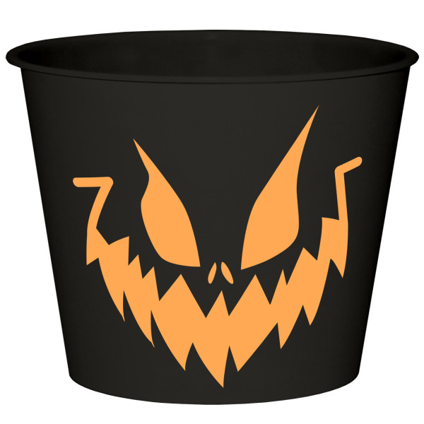 13636 Popcorn Eimer Halloween Face 4L