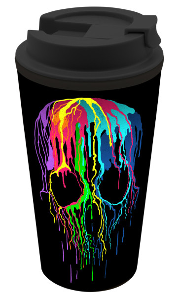 13634 CTG Neon Skull 400ml PP